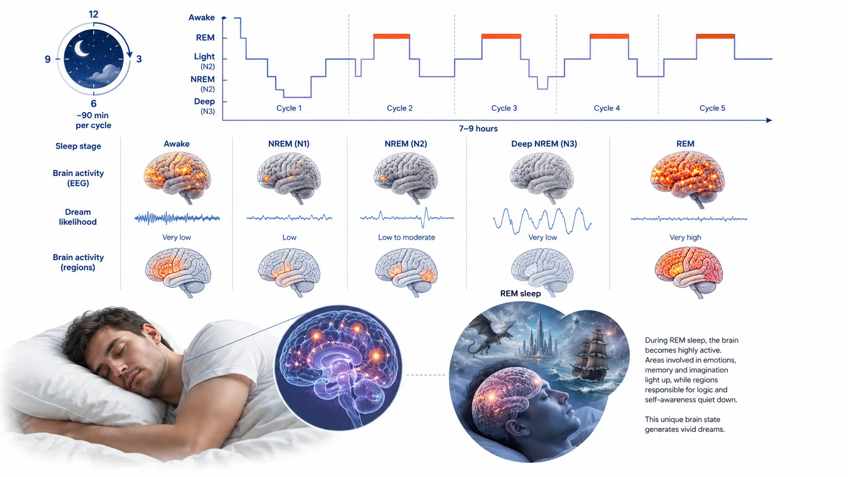 Does Everyone Dream? explanatory diagram