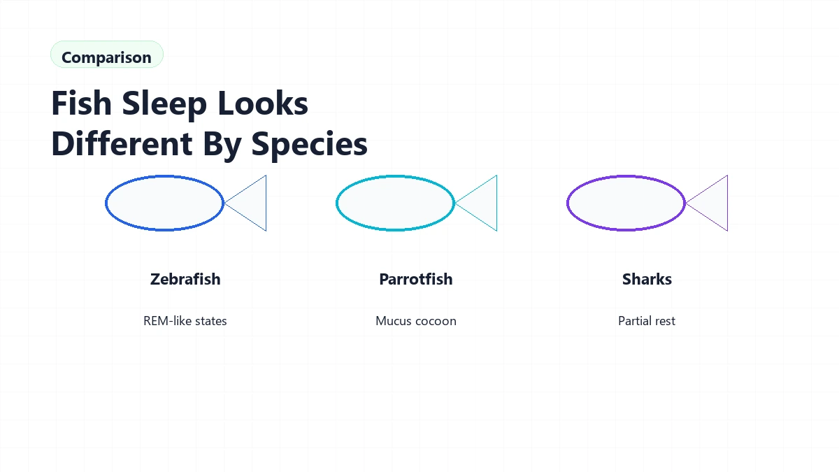 Why Do Fish Sleep? explanatory diagram