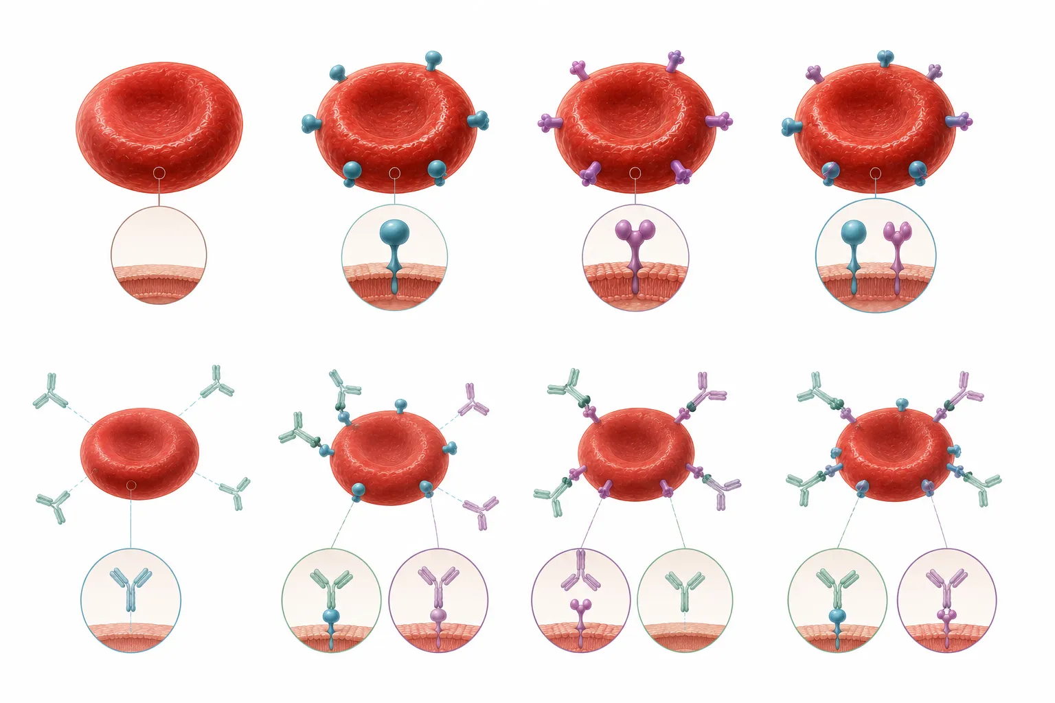 Why Do We Have Different Blood Types? explanatory diagram