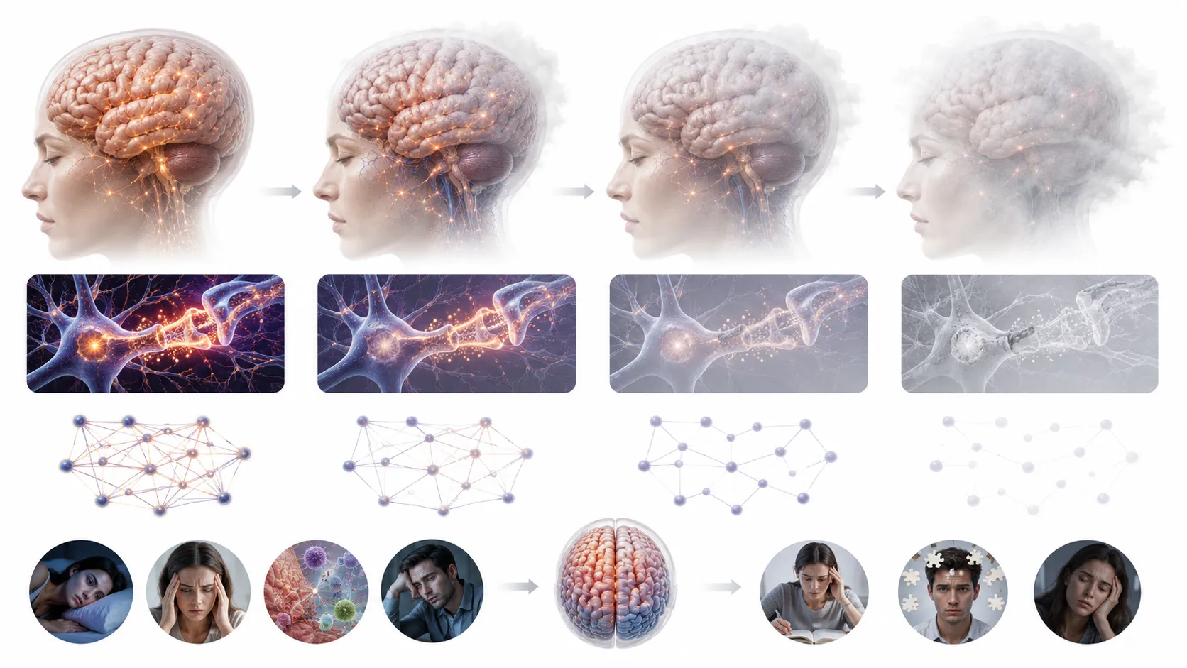 Why Does Brain Fog Happen? explanatory diagram