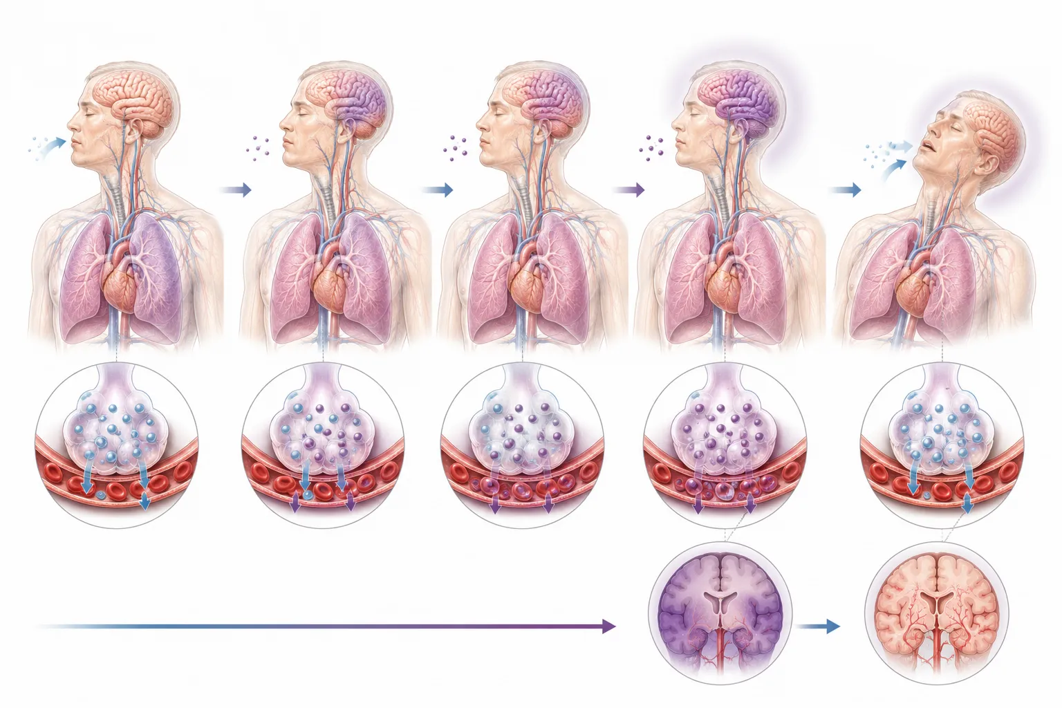 Why Does Holding Your Breath Make You Pass Out? explanatory diagram