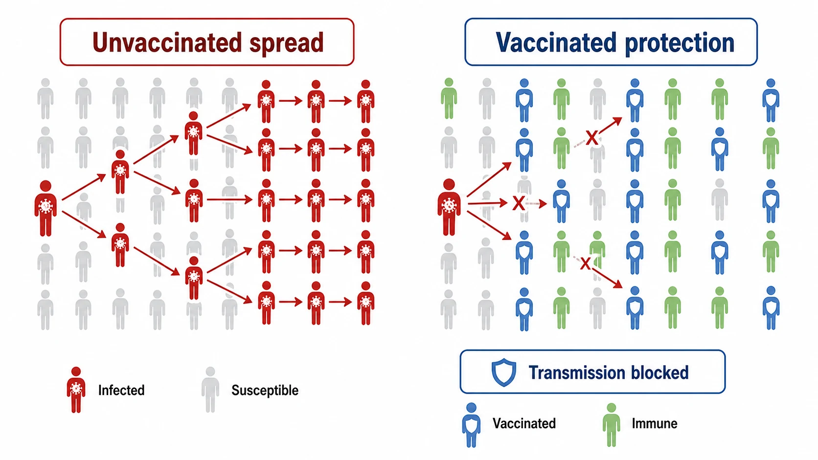 How Did Vaccines Transform Human History? explanatory diagram
