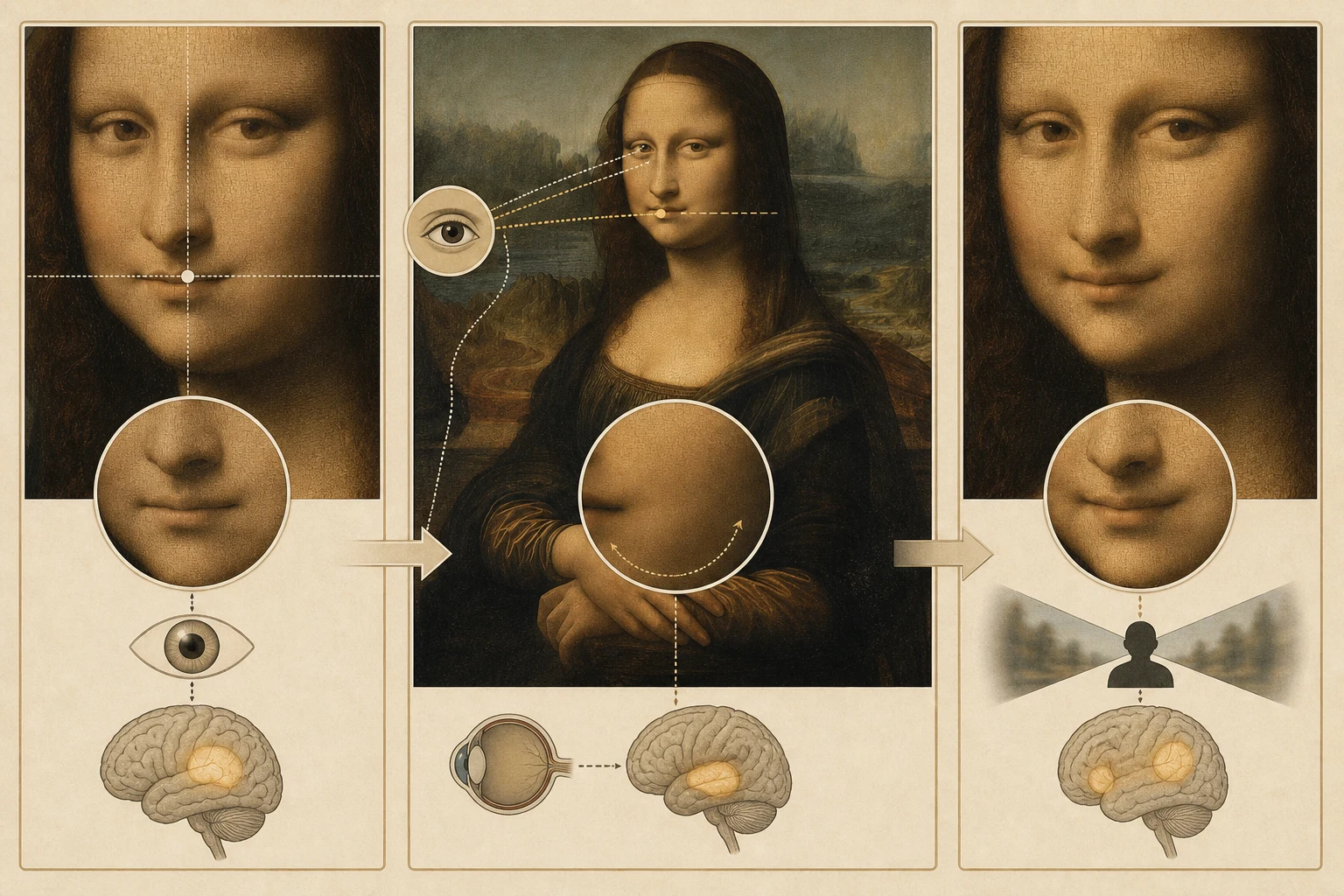 Why Is the Mona Lisa Smiling? explanatory diagram