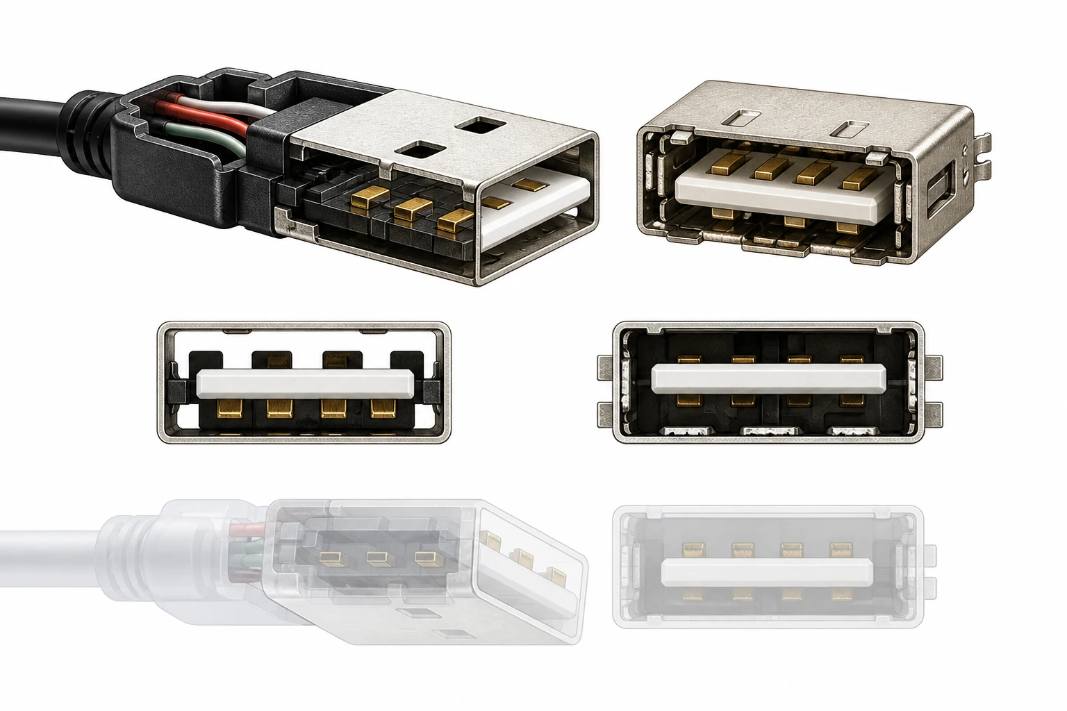 Why Is the USB Always Upside Down? explanatory diagram