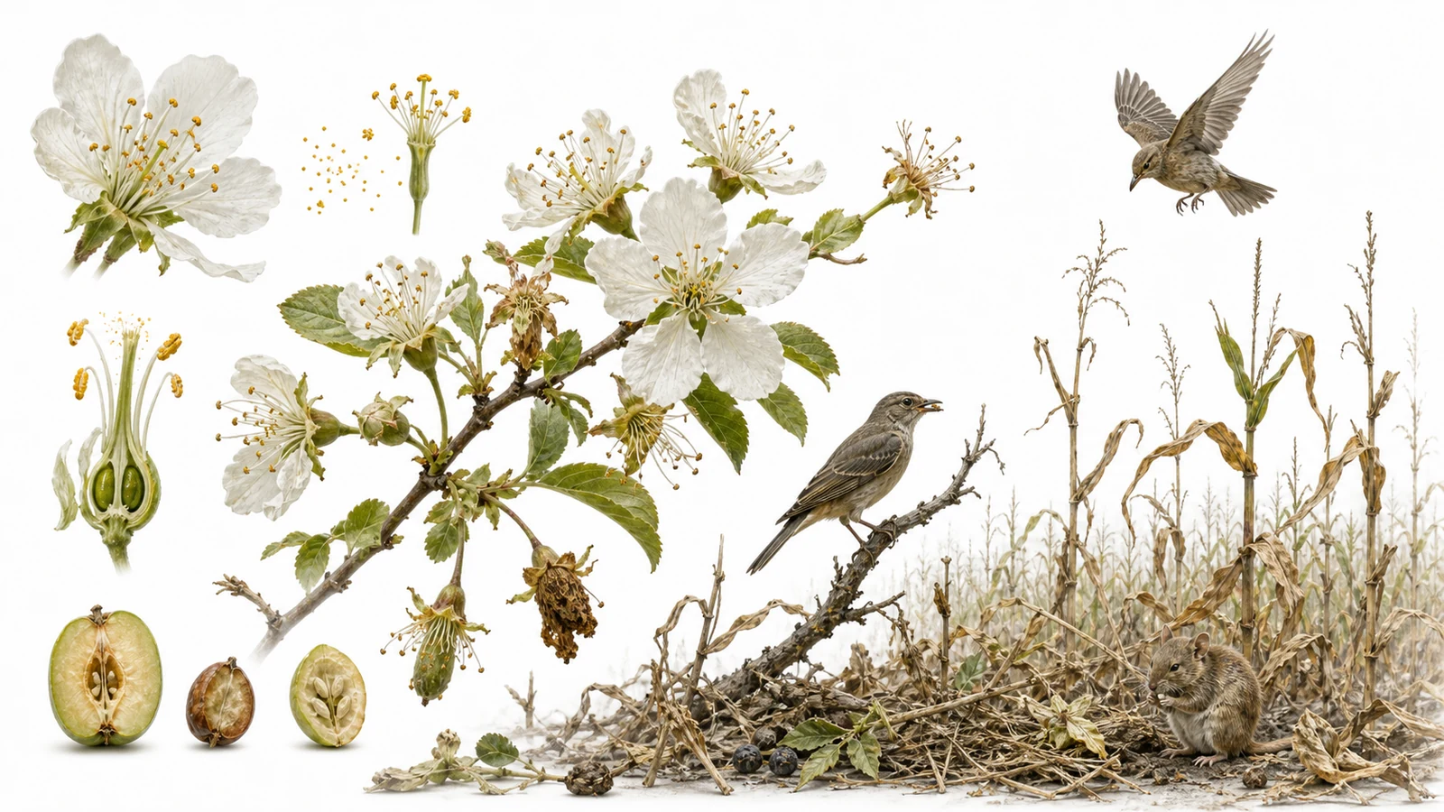 What Happens If All Bees Disappear? explanatory diagram