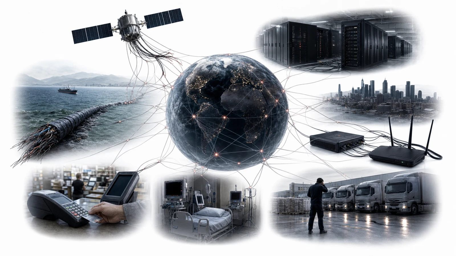 What Happens If the Internet Shuts Down Worldwide? explanatory diagram