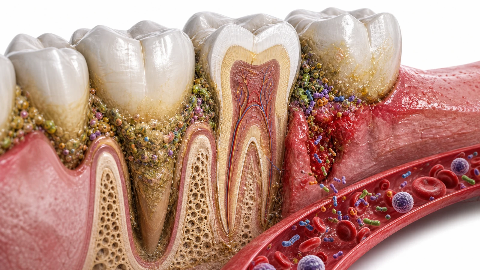What Happens If You Never Brush Your Teeth? explanatory diagram