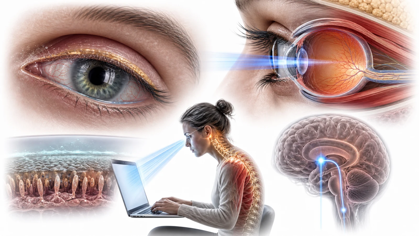 What Happens If You Stare at a Screen All Day? explanatory diagram