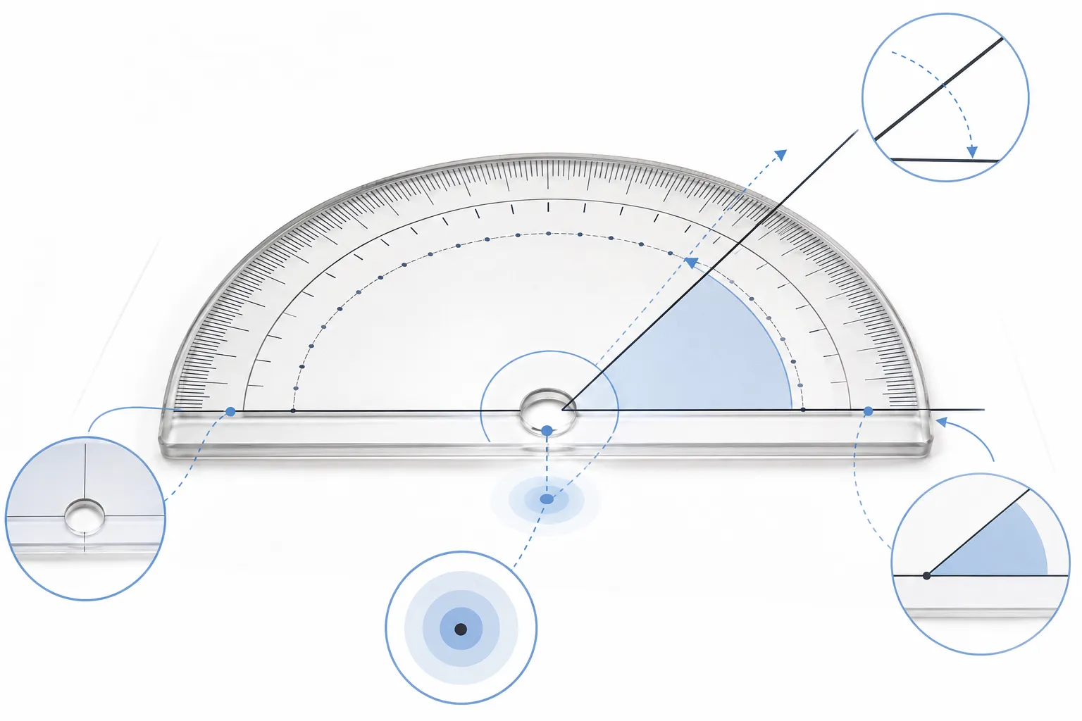 Why Do Protractors Have a Hole in the Middle?