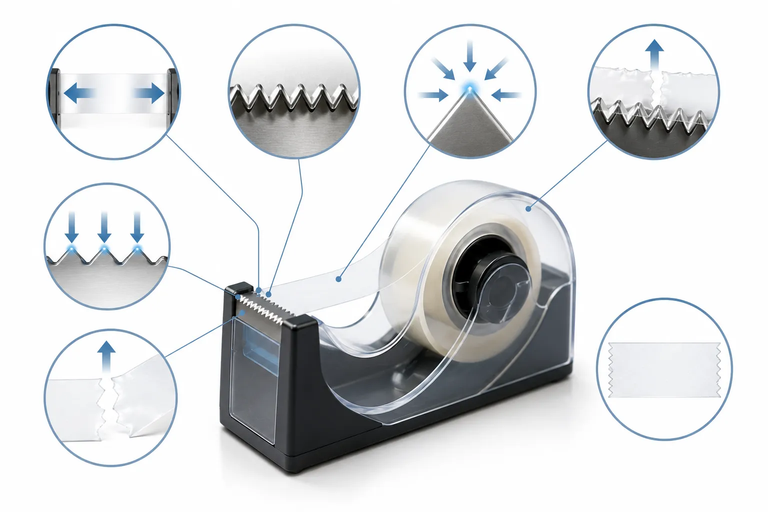 Why Do Tape Dispensers Have a Jagged Edge?
