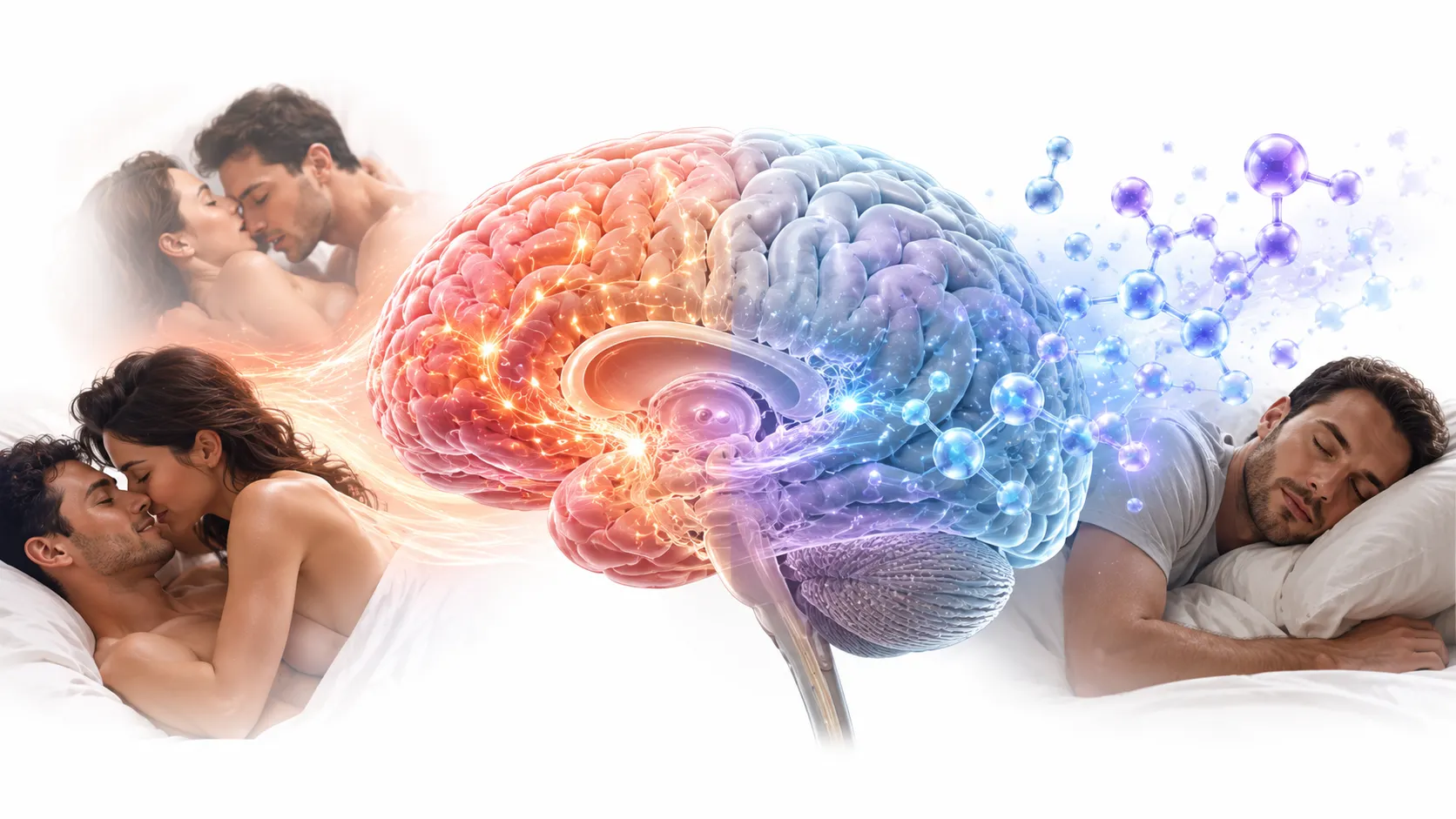 Abstract visualization of neurochemical release in the brain